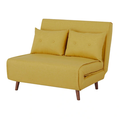 Poltrona letto trasformabile da 40" 3 in 1 con trapuntatura a bottoni e imbottitura in schiuma - Colori assortiti