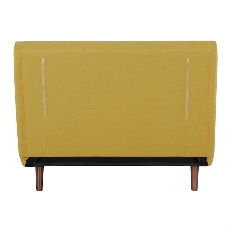 Poltrona letto trasformabile da 40" 3 in 1 con trapuntatura a bottoni e imbottitura in schiuma - Colori assortiti