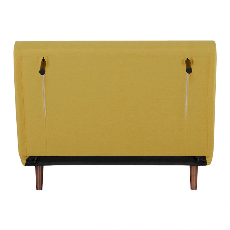 Poltrona letto trasformabile da 40" 3 in 1 con trapuntatura a bottoni e imbottitura in schiuma - Colori assortiti