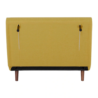 Poltrona letto trasformabile da 40" 3 in 1 con trapuntatura a bottoni e imbottitura in schiuma - Colori assortiti