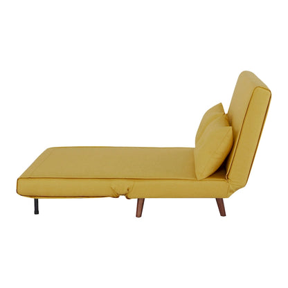 Poltrona letto trasformabile da 40" 3 in 1 con trapuntatura a bottoni e imbottitura in schiuma - Colori assortiti