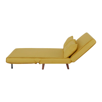 Poltrona letto trasformabile da 40" 3 in 1 con trapuntatura a bottoni e imbottitura in schiuma - Colori assortiti