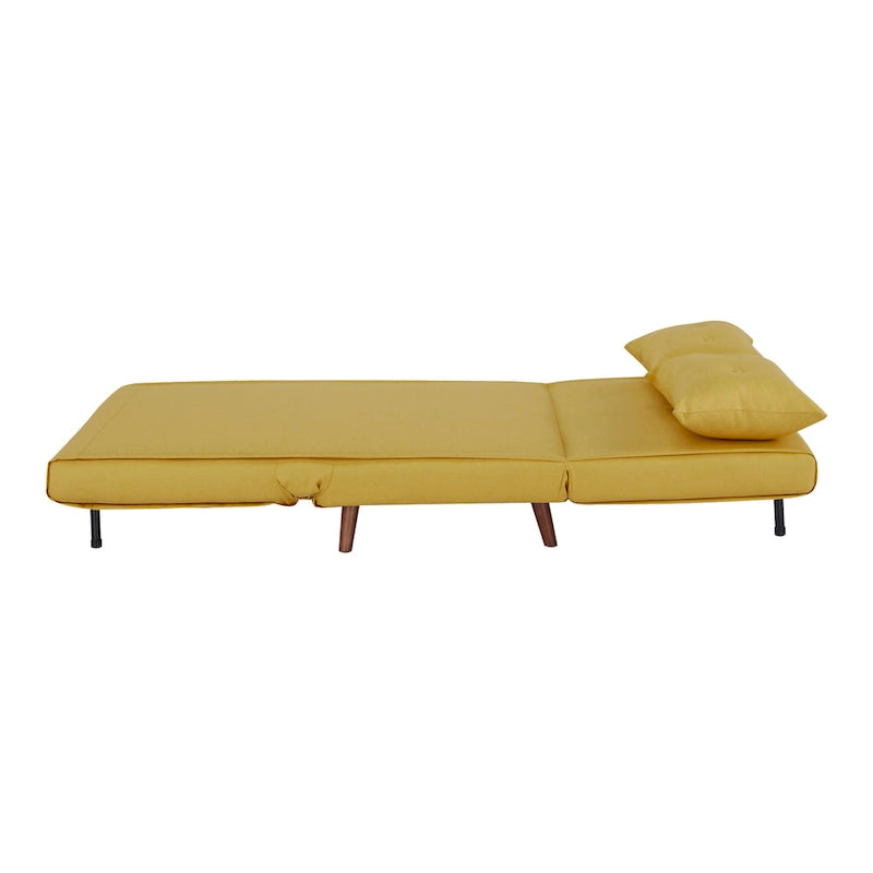 Poltrona letto trasformabile da 40" 3 in 1 con trapuntatura a bottoni e imbottitura in schiuma - Colori assortiti