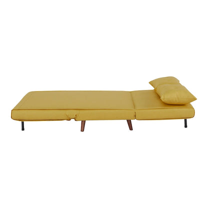 Poltrona letto trasformabile da 40" 3 in 1 con trapuntatura a bottoni e imbottitura in schiuma - Colori assortiti
