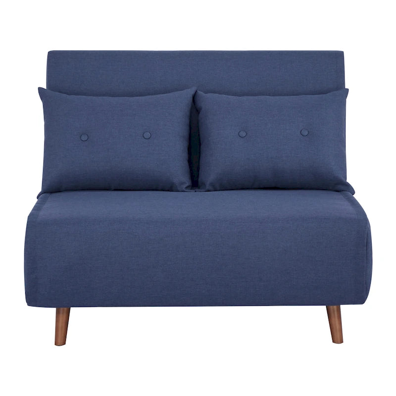 Poltrona letto trasformabile da 40" 3 in 1 con trapuntatura a bottoni e imbottitura in schiuma - Colori assortiti