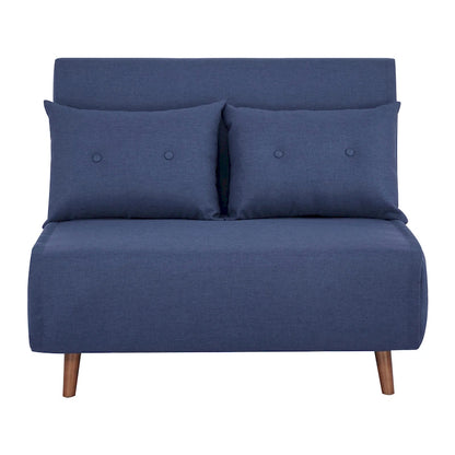 Poltrona letto trasformabile da 40" 3 in 1 con trapuntatura a bottoni e imbottitura in schiuma - Colori assortiti
