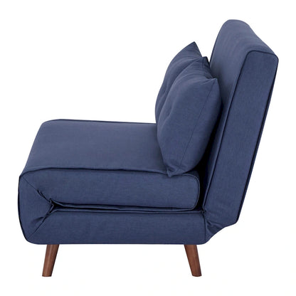 Poltrona letto trasformabile da 40" 3 in 1 con trapuntatura a bottoni e imbottitura in schiuma - Colori assortiti