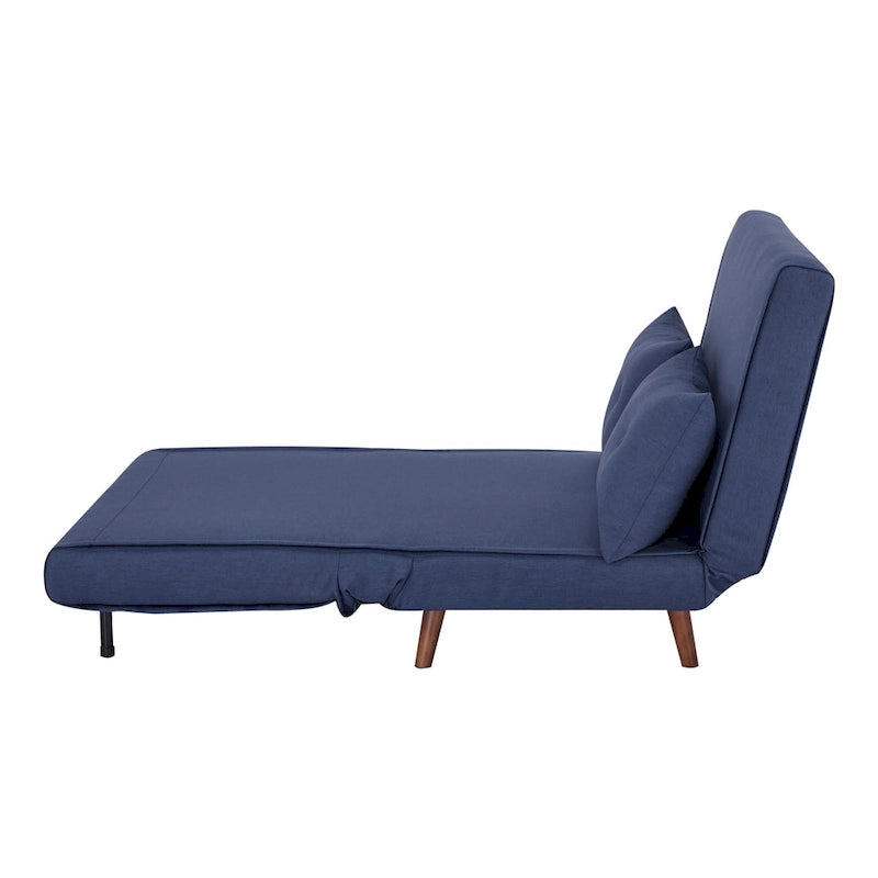 Poltrona letto trasformabile da 40" 3 in 1 con trapuntatura a bottoni e imbottitura in schiuma - Colori assortiti