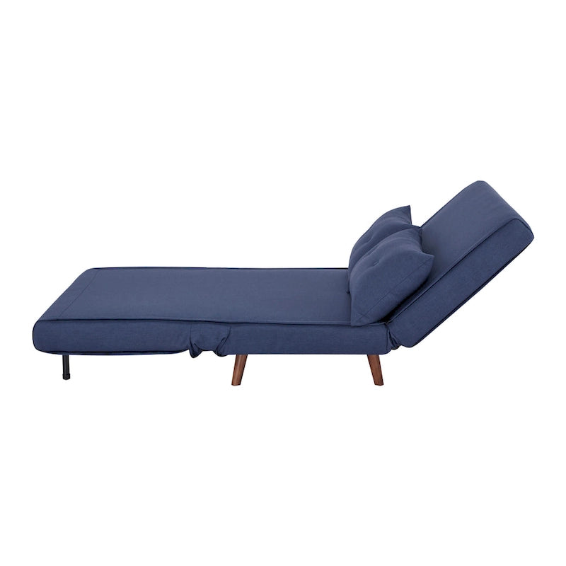 Poltrona letto trasformabile da 40" 3 in 1 con trapuntatura a bottoni e imbottitura in schiuma - Colori assortiti