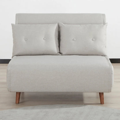 Poltrona letto trasformabile da 40" 3 in 1 con trapuntatura a bottoni e imbottitura in schiuma - Colori assortiti