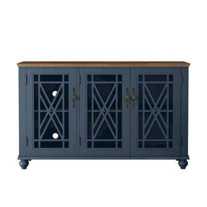 Set credenza a buffet con contenitore floreale da 2 pezzi - Larghezza 55 e 38 pollici - Larghezza 55 e 38 pollici