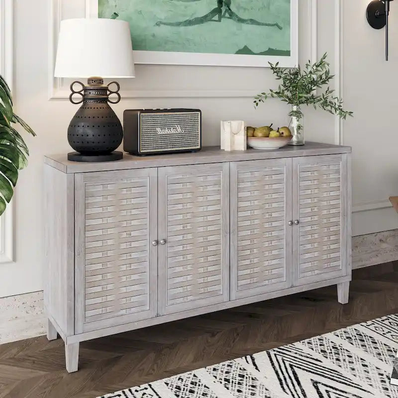 Credenza in legno a 4 ante, credenza ...
