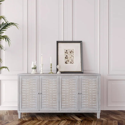 Credenza in legno a 4 ante, credenza ...