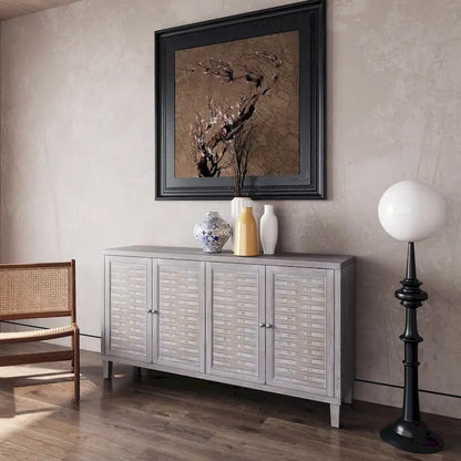 Credenza in legno a 4 ante, credenza ...