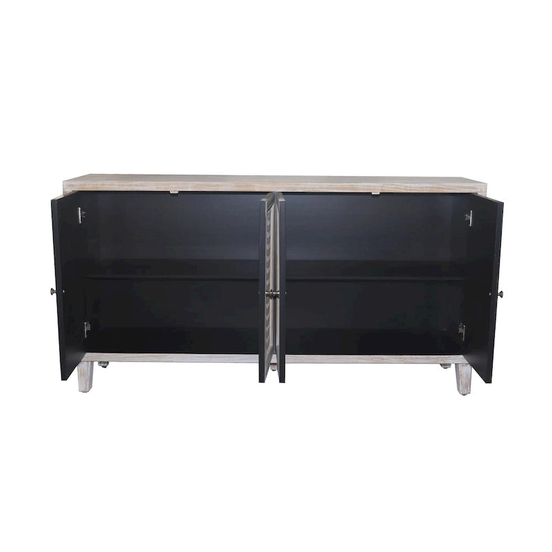Credenza in legno a 4 ante, credenza ...