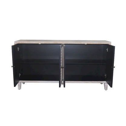 Credenza in legno a 4 ante, credenza ...