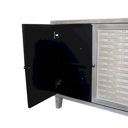 Credenza in legno a 4 ante, credenza ...