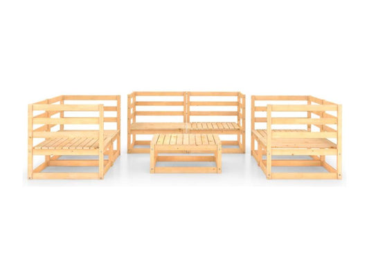 Set di mobili da esterno marroni