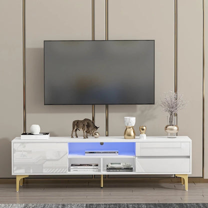 Mobile TV, centro di intrattenimento con luci LED con telecomando