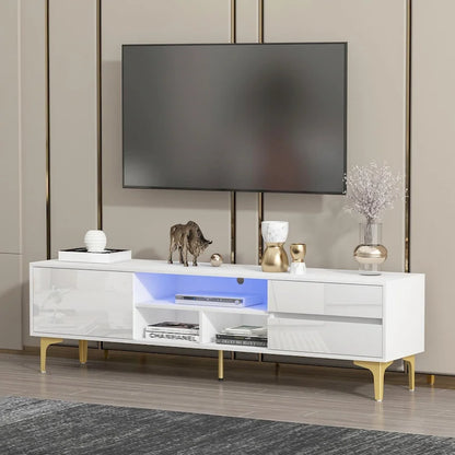 Mobile TV, centro di intrattenimento con luci LED con telecomando