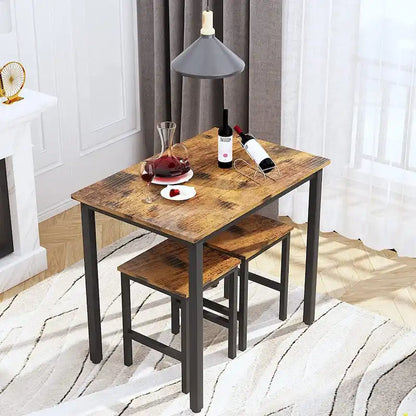Set da tavolo da pranzo piccolo per 2, mobili da cucina per la casa, scelta perfetta, compatto e durevole, facile da montare