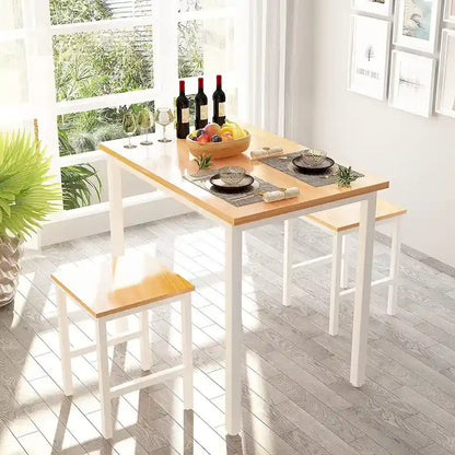 Set da tavolo da pranzo piccolo per 2, mobili da cucina per la casa, scelta perfetta, compatto e durevole, facile da montare