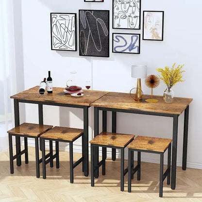 Set da tavolo da pranzo piccolo per 2, mobili da cucina per la casa, scelta perfetta, compatto e durevole, facile da montare