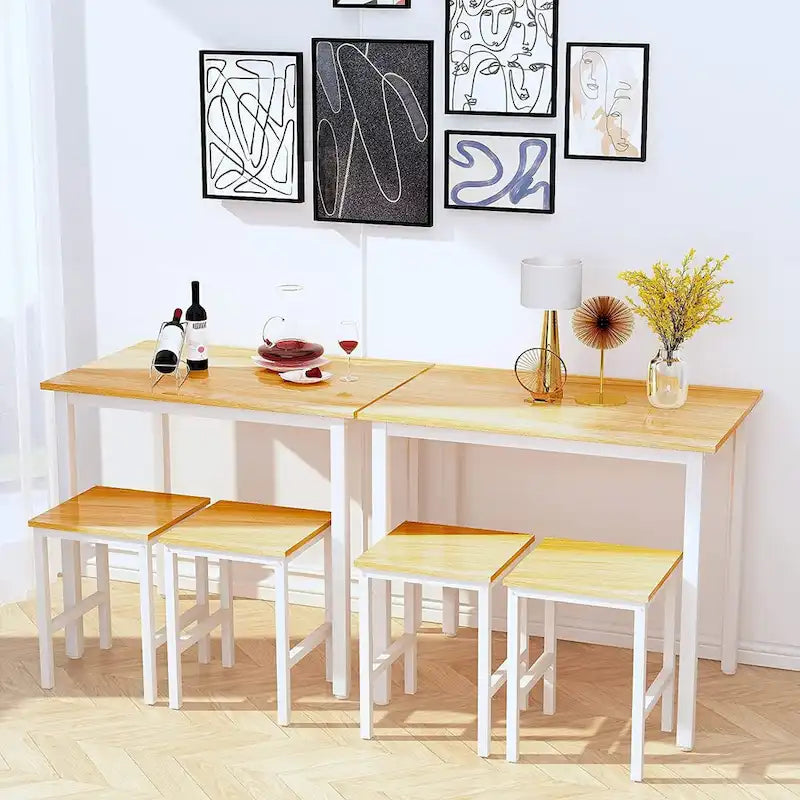 Set da tavolo da pranzo piccolo per 2, mobili da cucina per la casa, scelta perfetta, compatto e durevole, facile da montare