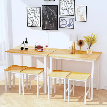 Set da tavolo da pranzo piccolo per 2, mobili da cucina per la casa, scelta perfetta, compatto e durevole, facile da montare