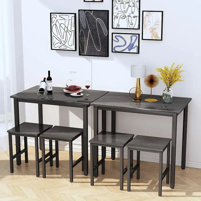 Set da tavolo da pranzo piccolo per 2, mobili da cucina per la casa, scelta perfetta, compatto e durevole, facile da montare