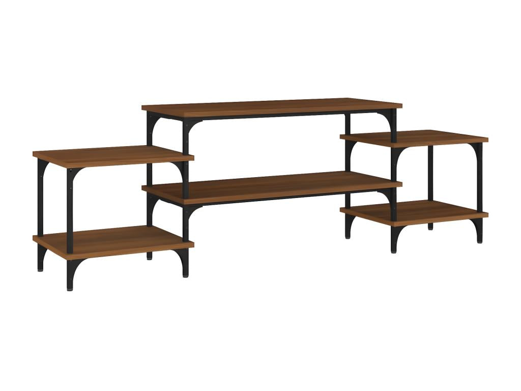 Mobile TV in legno ingegnerizzato marrone, 157 x 35 x 52 cm