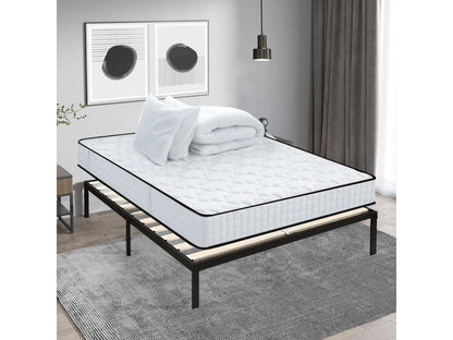 Struttura letto con materasso, 140 x 190 cm