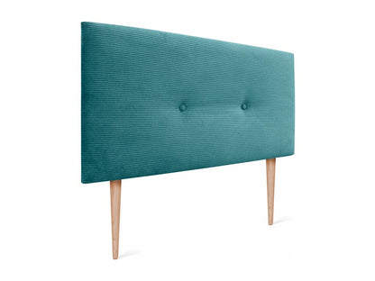 Struttura letto in velluto verde, 160 x 105 cm