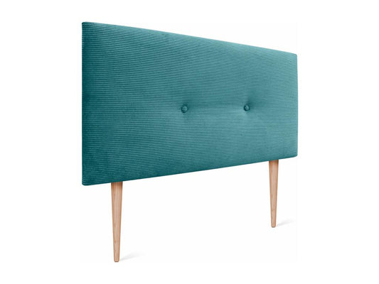 Struttura letto in velluto verde, 160 x 105 cm