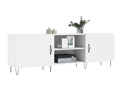 Mobile TV in legno ingegnerizzato bianco, 150 x 30 x 50 cm