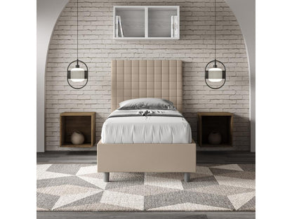 Struttura letto grigia, 80 x 190 cm