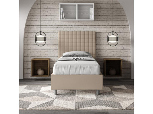 Struttura letto grigia, 80 x 190 cm