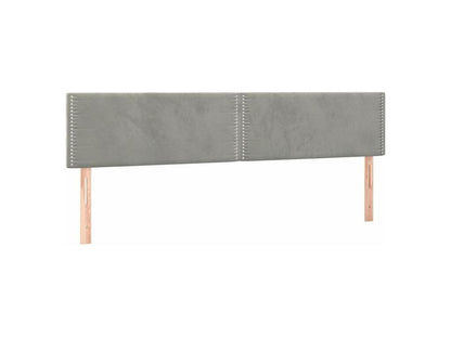 Struttura letto in velluto bianco con materasso, 160 x 200 cm