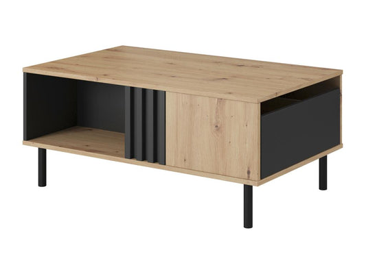 Tavolino da caffè beige, 101 x 60 x 44 cm