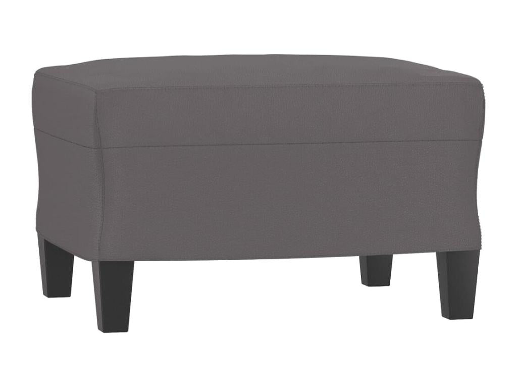 Poltrona in similpelle grigia