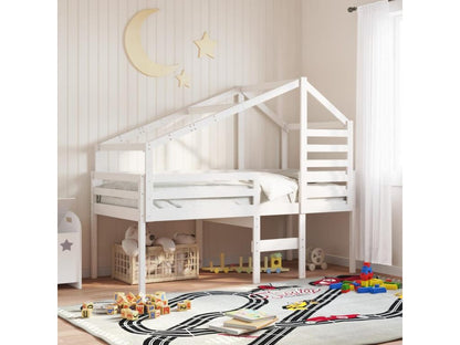 Struttura letto bianca, 90 x 200 cm