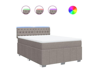 Struttura letto in tessuto con materasso, 140 x 200 cm