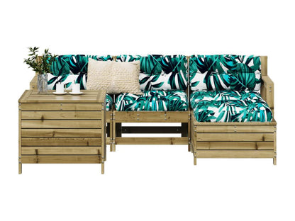 Set di mobili da esterno marroni