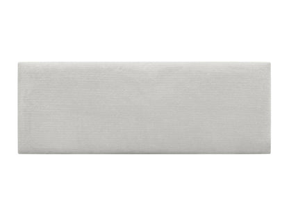 Struttura letto in velluto bianco, 150 x 60 cm