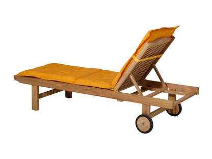 Chaise longue dorata, 200 x 60 cm