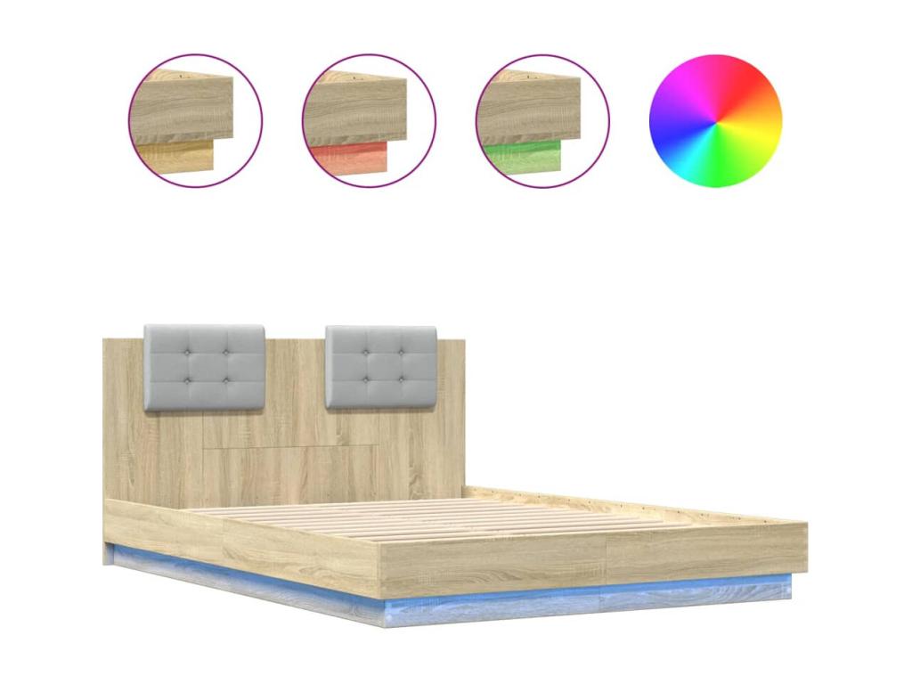 Struttura letto naturale, 120 x 200 cm