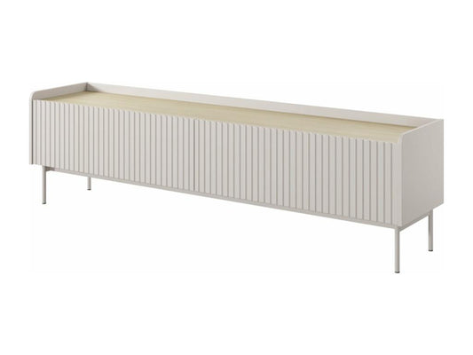 Mobile TV in metallo a 2 ante