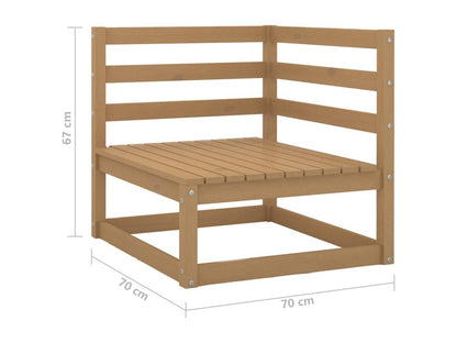 Set di mobili da esterno naturali